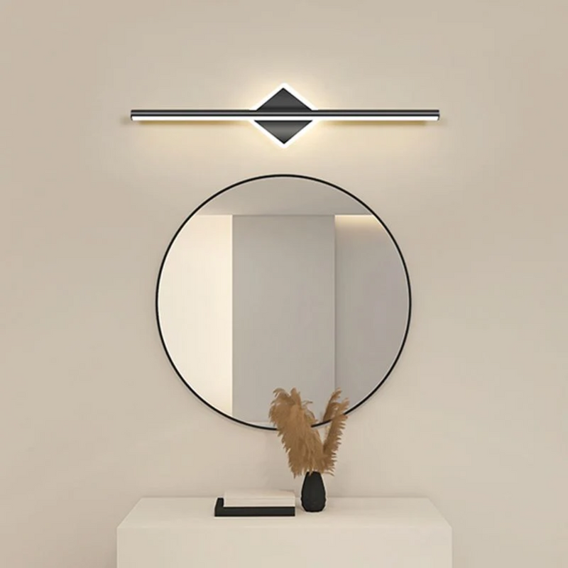 Modern LED Wall Lamp - OpalEdge-Square-Black-40 cm-State of Style
