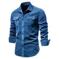 Modern Men's Shirt - Aiden-Blue-S-State of Style