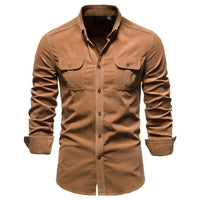 Modern Men's Shirt - Aiden-Brown-S-State of Style