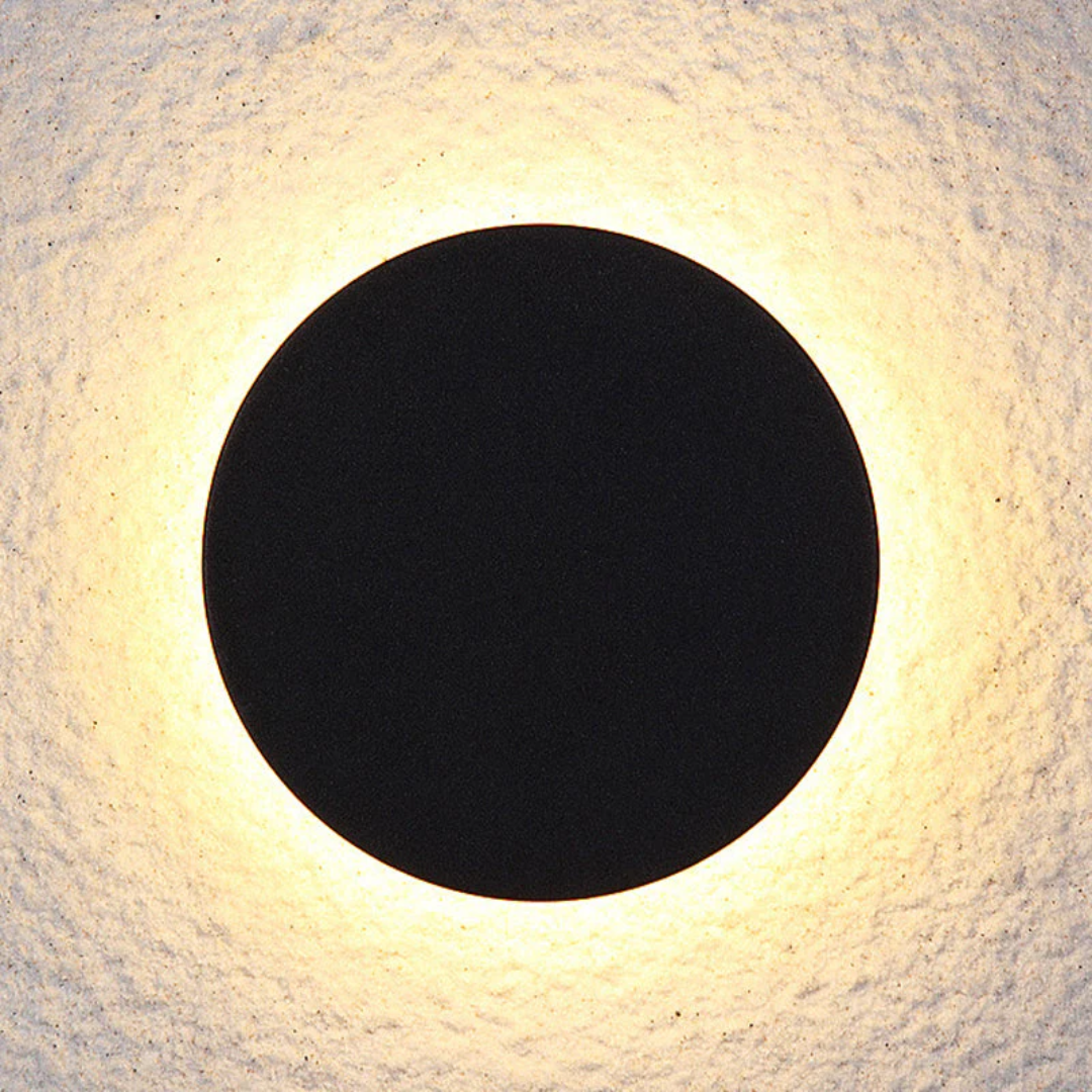 Modern Minimalist LED Wall Lamp - Zenith-Black-Warm White-Round Small-State of Style