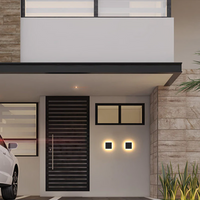 Modern Minimalist LED Wall Lamp - Zenith-Black-Warm White-Round Small-State of Style