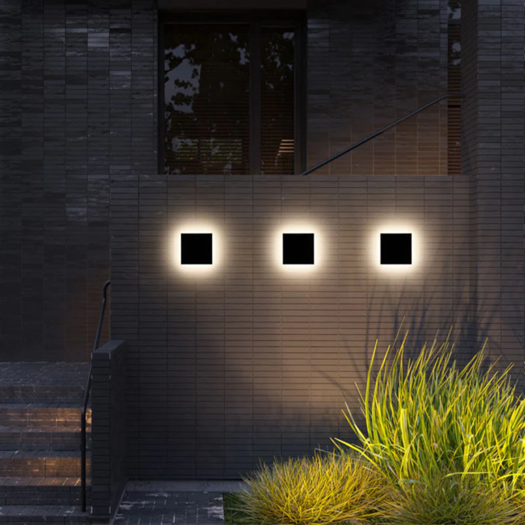Modern Minimalist LED Wall Lamp - Zenith-Black-Warm White-Round Small-State of Style