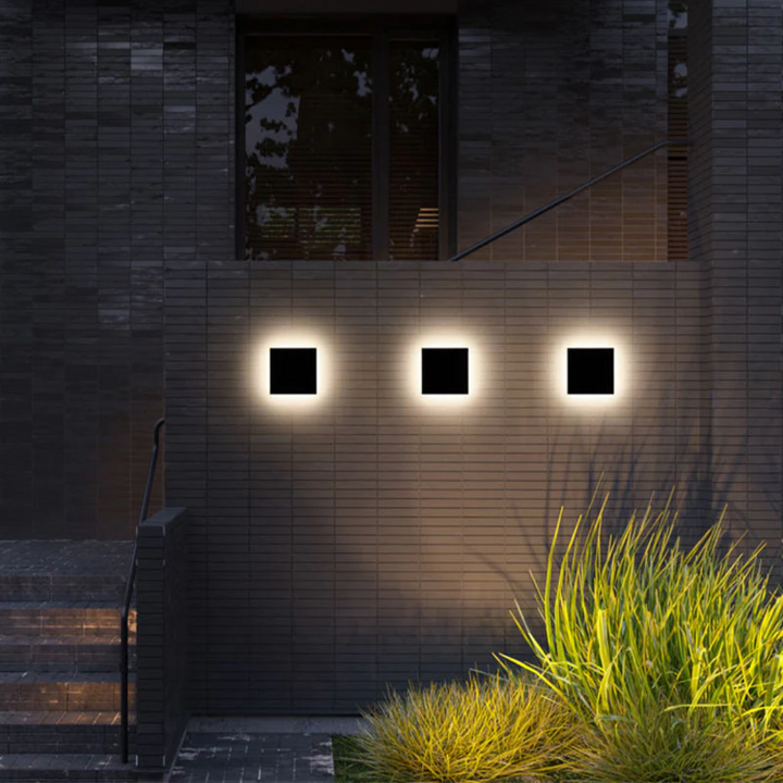 Modern Minimalist LED Wall Lamp - Zenith-Black-Warm White-Round Small-State of Style