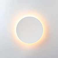 Modern Minimalist LED Wall Lamp - Zenith-White-Warm White-Round Small-State of Style
