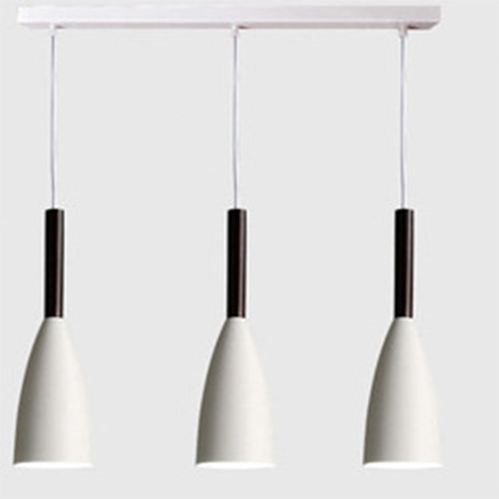 Modern Pendant Lamp Set - Lars-3 Rectangular Matte White-State of Style