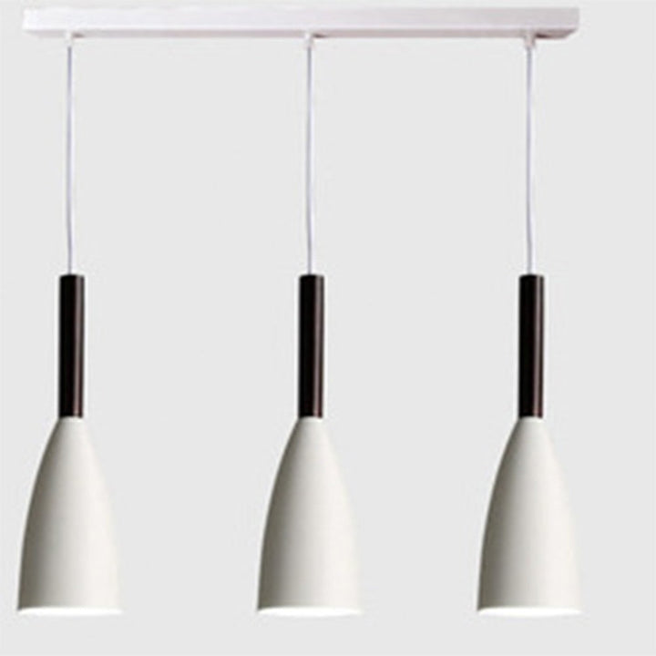 Modern Pendant Lamp Set - Lars-3 Rectangular Matte White-State of Style