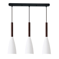 Modern Pendant Lamp Set - Lars-3 Rectangular White-State of Style