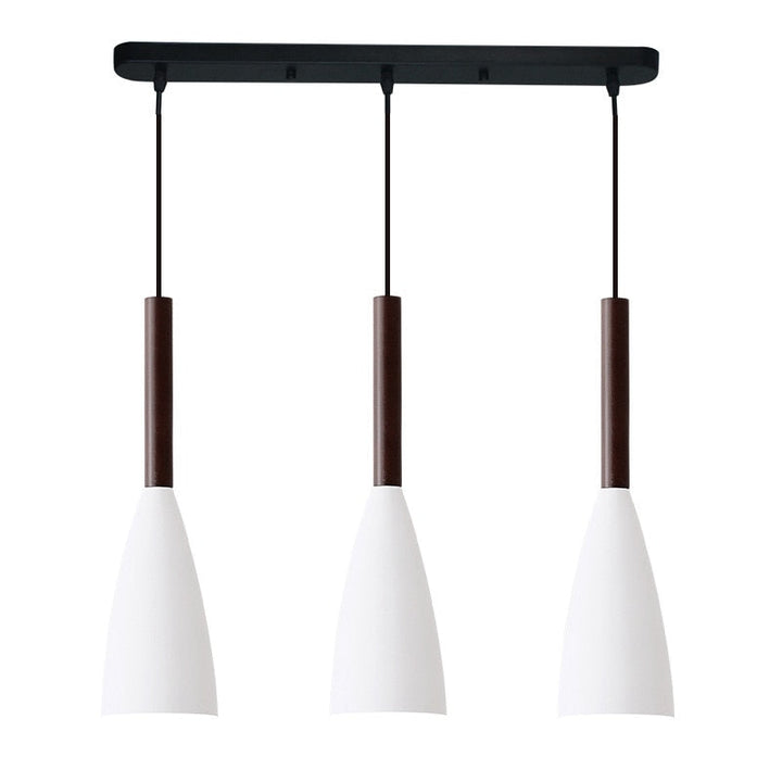 Modern Pendant Lamp Set - Lars-3 Rectangular White-State of Style