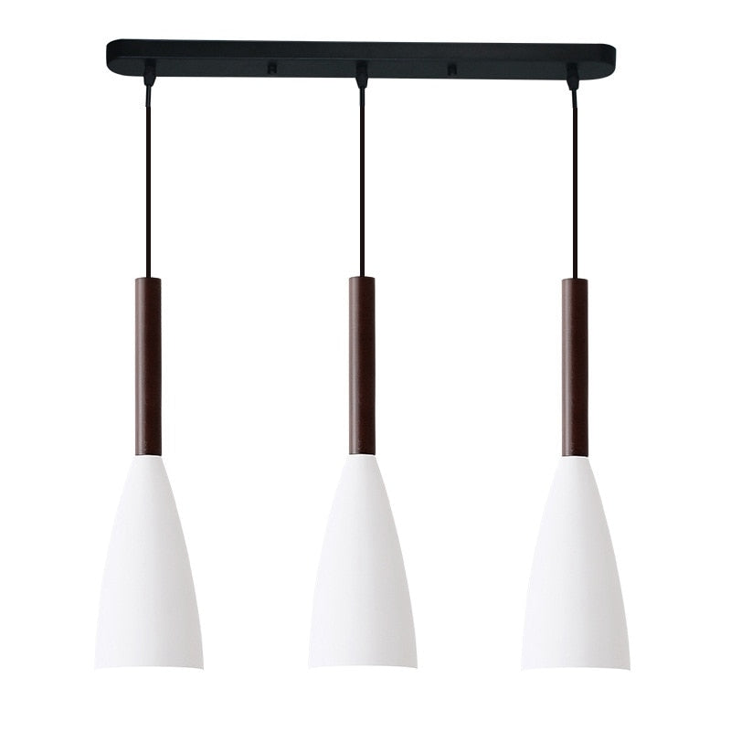 Modern Pendant Lamp Set - Lars-3 Rectangular White-State of Style