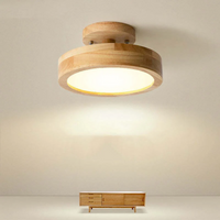 Modern Round LED Ceiling Light - Nova-Wood-State of Style