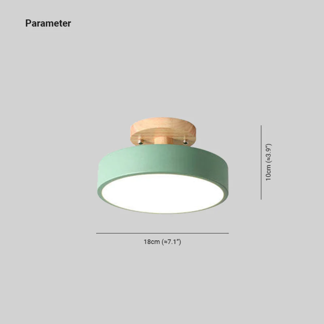 Modern Round LED Ceiling Light - Nova-Wood-State of Style