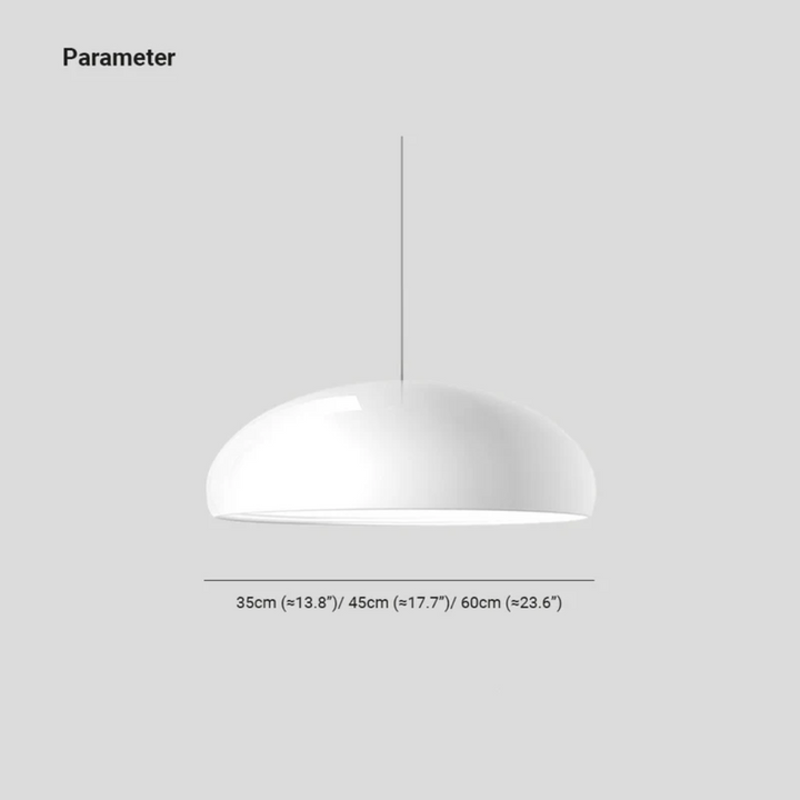 Modern Round LED Pendant Lamp - Serena-Average 35 cm-Orange-State of Style