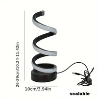 Modern S-shaped Desk Lamp - FlexiGlow-Black-State of Style