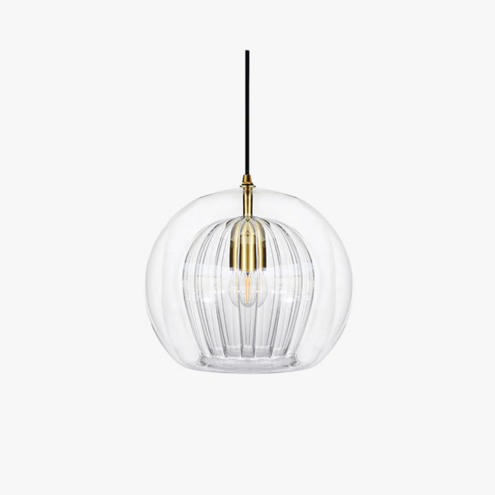 Modern Spherical LED Pendant Light - Aurora Sphere-Amber-15 cm-State of Style