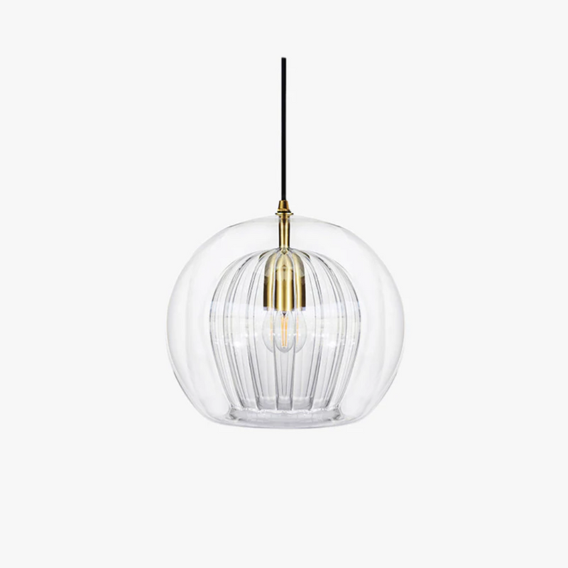 Modern Spherical LED Pendant Light - Aurora Sphere-Amber-15 cm-State of Style