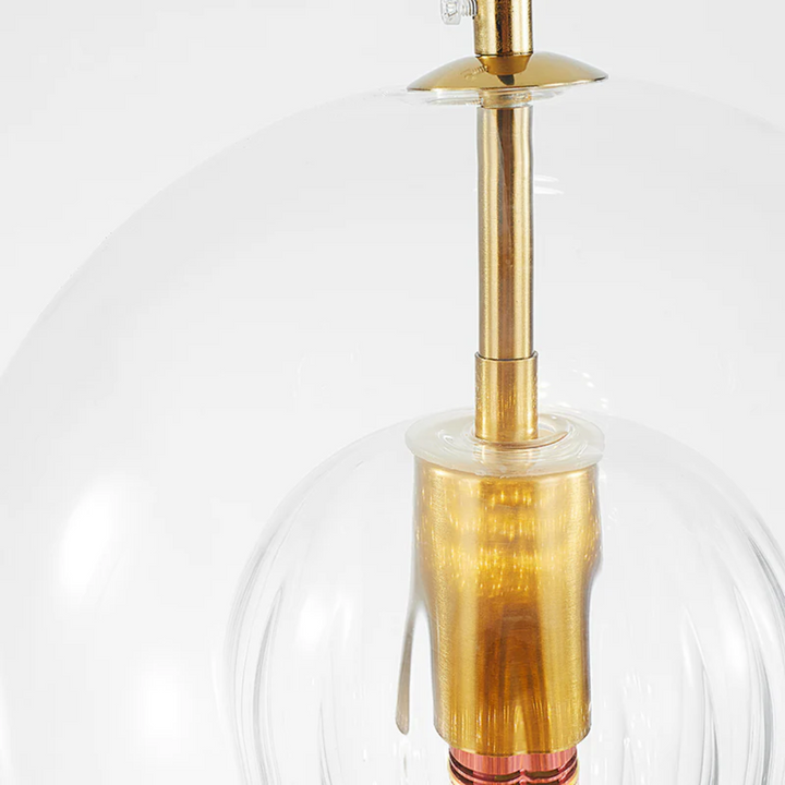 Modern Spherical LED Pendant Light - Aurora Sphere-Amber-15 cm-State of Style