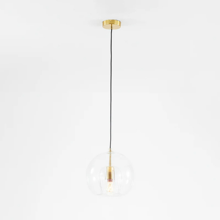 Modern Spherical LED Pendant Light - Aurora Sphere-Amber-15 cm-State of Style