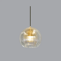 Modern Spherical LED Pendant Light - Aurora Sphere-Transparent-15 cm-State of Style
