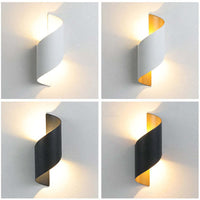 Modern Spiral LED Wall Lamp – TwistLight-Small-White-State of Style