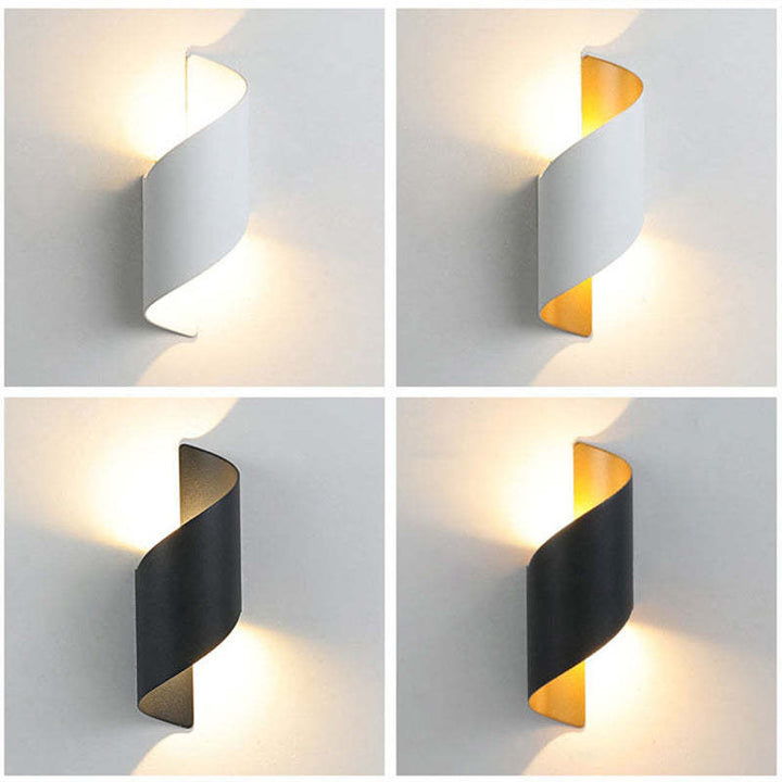 Modern Spiral LED Wall Lamp – TwistLight-Small-White-State of Style