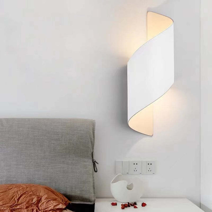 Modern Spiral LED Wall Lamp – TwistLight-Small-White-State of Style