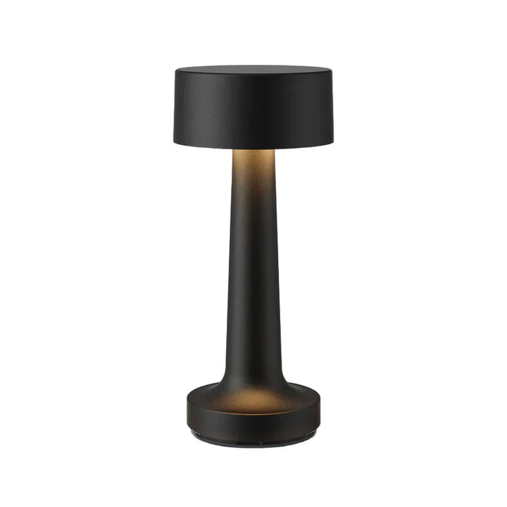 Modern Table Lamp - SleekGlow-Black/Cylinder-State of Style