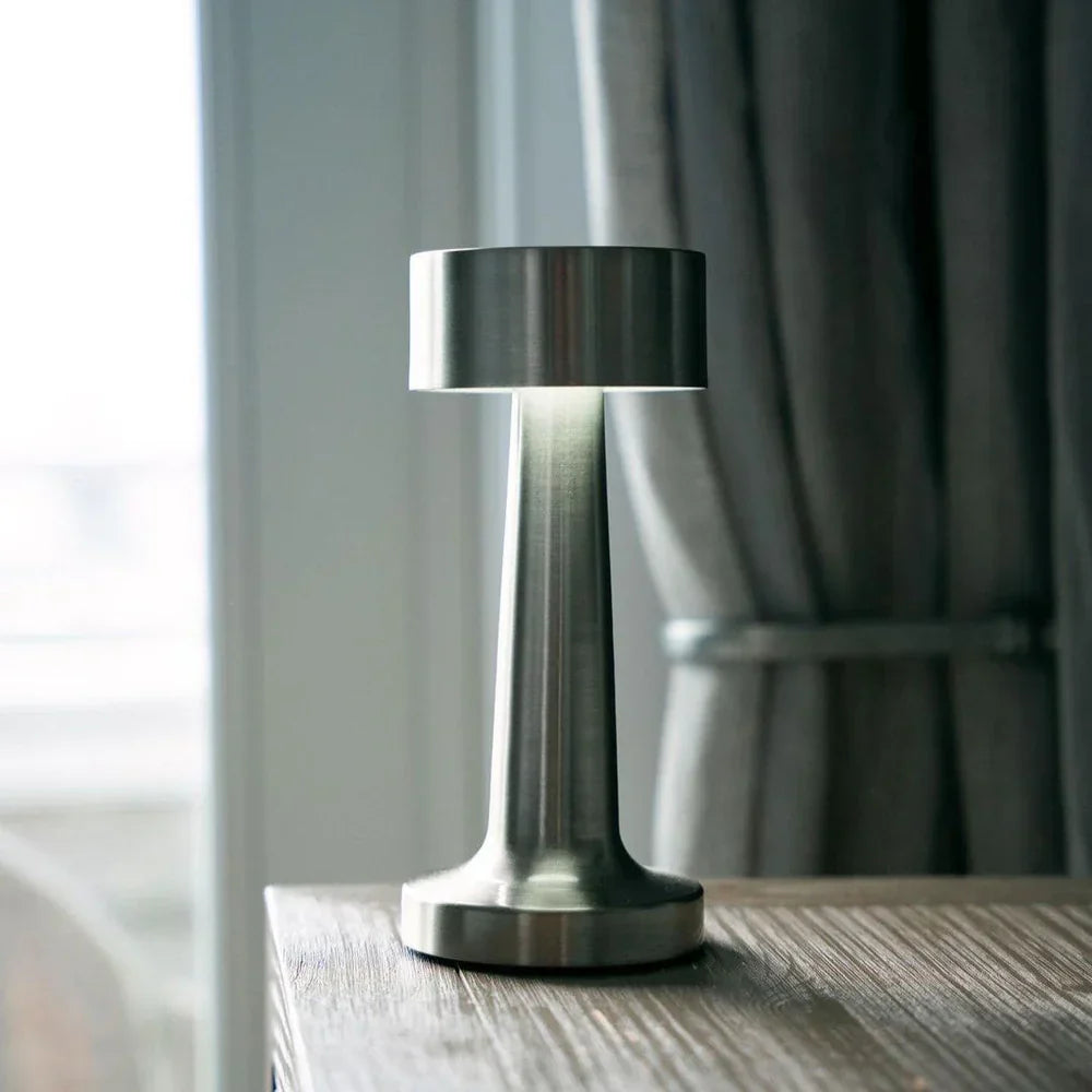 Modern Table Lamp - SleekGlow-Gold/Cylinder-State of Style