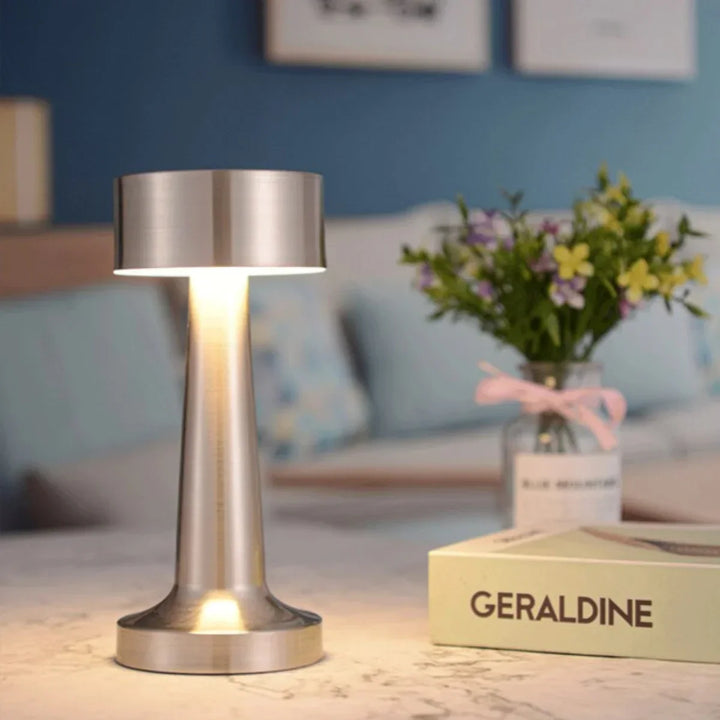 Modern Table Lamp - SleekGlow-Gold/Cylinder-State of Style