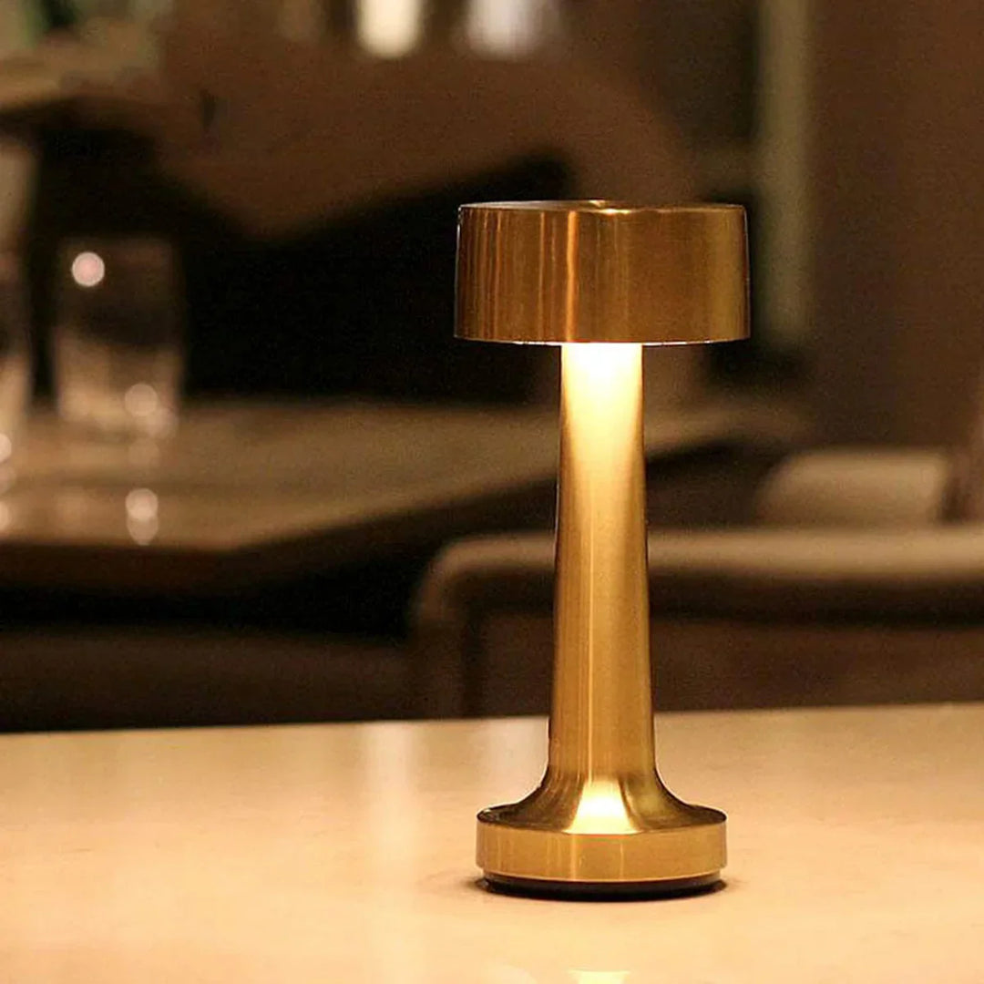 Modern Table Lamp - SleekGlow-Gold/Cylinder-State of Style