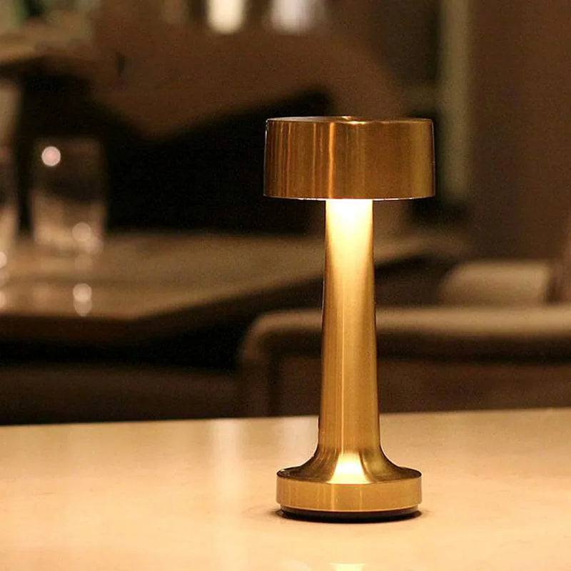 Modern Table Lamp - SleekGlow-Gold/Cylinder-State of Style
