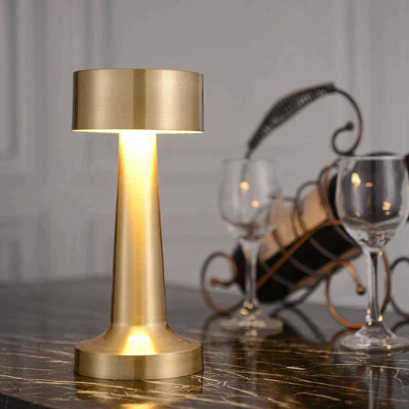 Modern Table Lamp - SleekGlow-Gold/Cylinder-State of Style