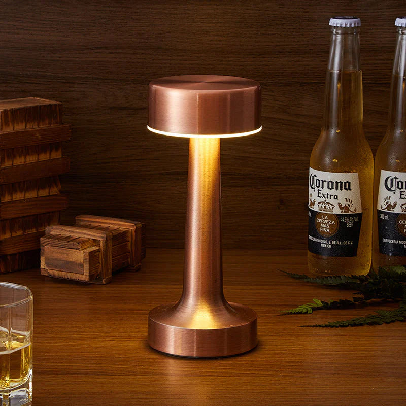 Modern Table Lamp - SleekGlow-Gold/Cylinder-State of Style