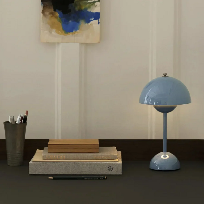 Modern Touch Sensitive Table Lamp - LumiTouch-Light Blue-State of Style