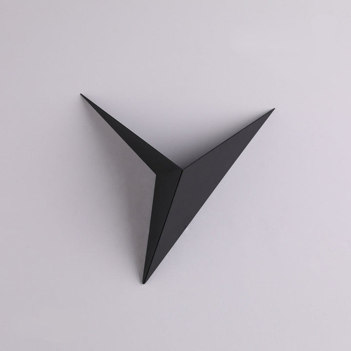 Modern Triangular Wall Lamp - TrigoLux-Black-Cool White-State of Style