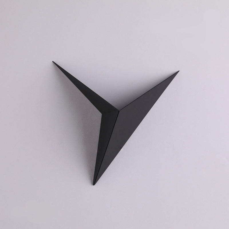 Modern Triangular Wall Lamp - TrigoLux-Black-Cool White-State of Style