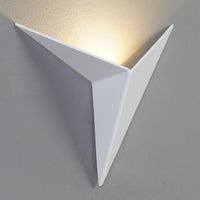 Modern Triangular Wall Lamp - TrigoLux-White-Warm White-State of Style