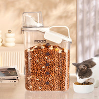 Moisture-Proof Pet Food Container with Measuring Cup - FreshBite-2800ml-State of Style