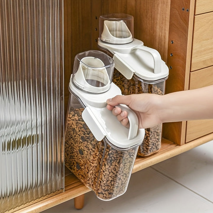 Moisture-Proof Pet Food Container with Measuring Cup - FreshBite-2800ml-State of Style