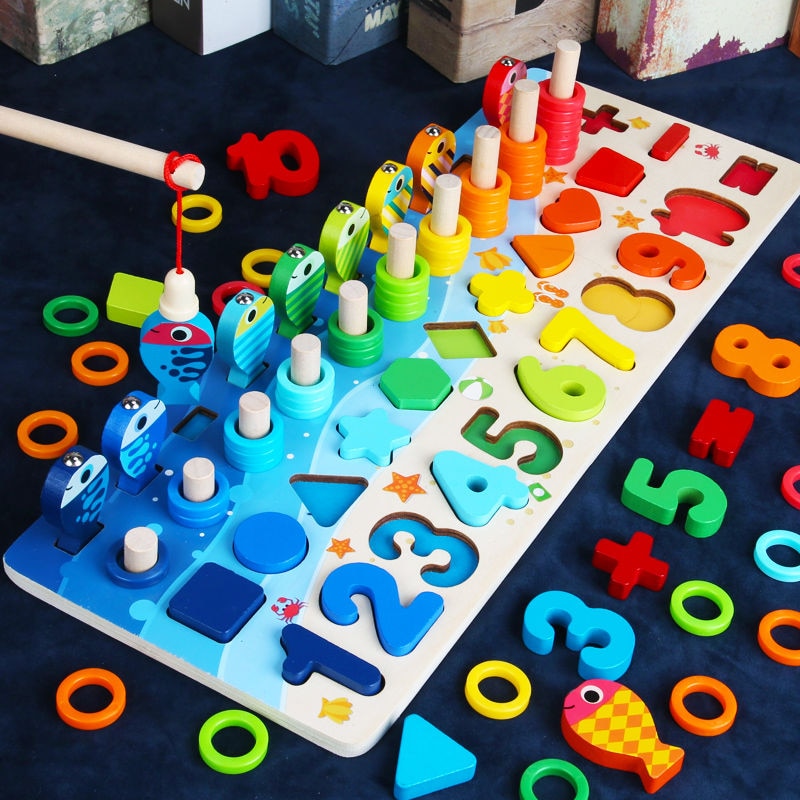 Montessori Toddler Activity Board - Wooden PlaySafari-Colored-State of Style