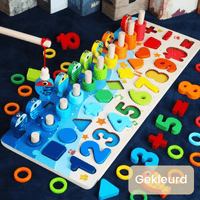 Montessori Toddler Activity Board - Wooden PlaySafari-Pastel XL-State of Style