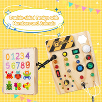 Montessori Toddler Pinboard with LED Lighting - SparkleSense-State of Style