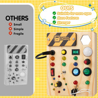 Montessori Toddler Pinboard with LED Lighting - SparkleSense-State of Style