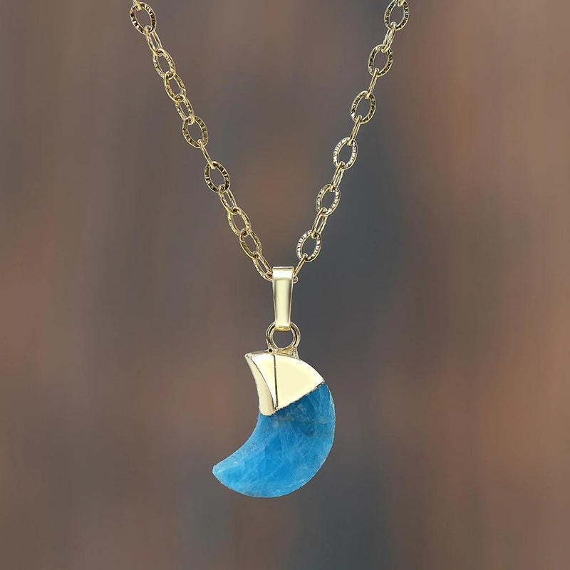 Moonstone Healing Necklace – Celestina-Aquamarine-State of Style