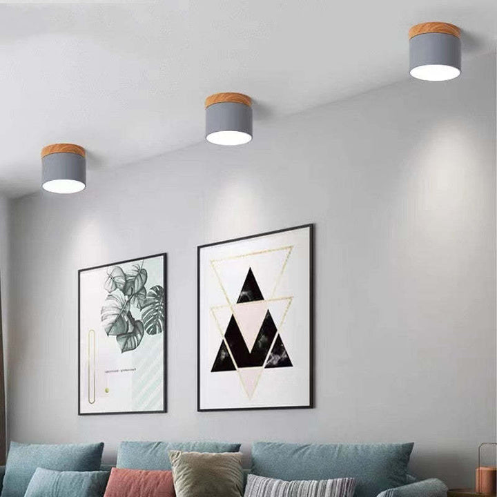 Morandi Style Modern LED Ceiling Light - LumiModo-5W-Warm White-Blue-State of Style