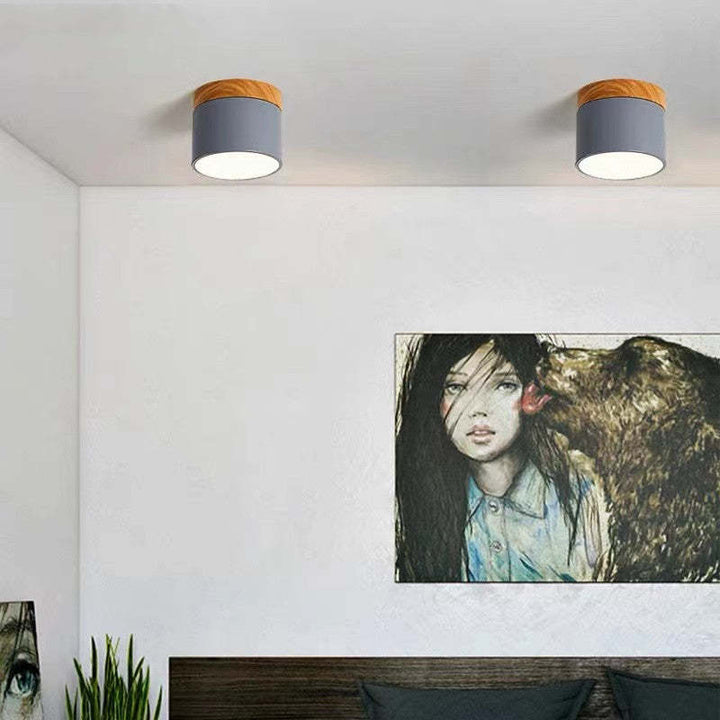 Morandi Style Modern LED Ceiling Light - LumiModo-5W-Warm White-Blue-State of Style