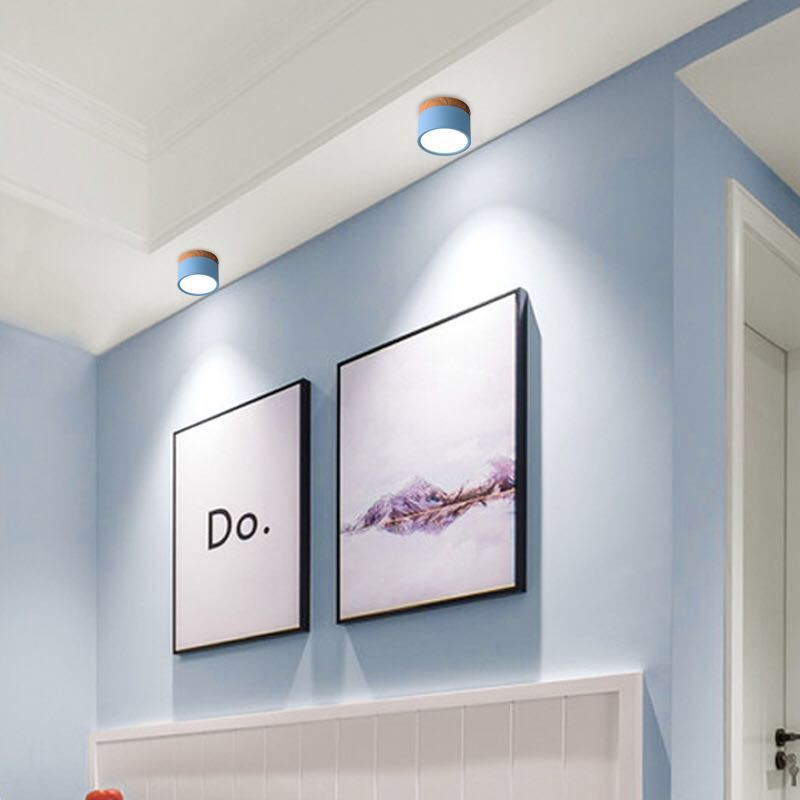 Morandi Style Modern LED Ceiling Light - LumiModo-5W-Warm White-Blue-State of Style