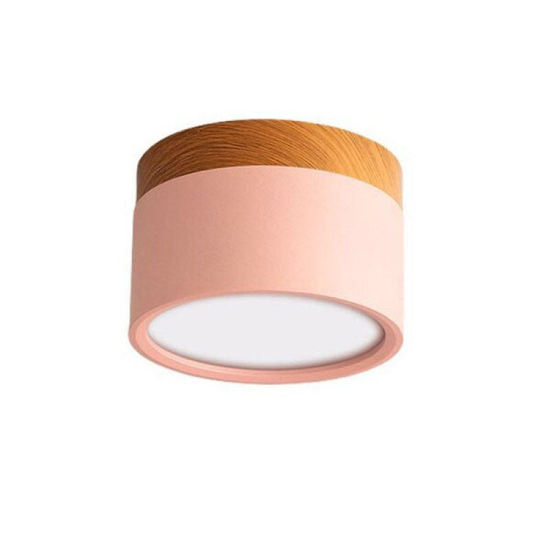 Morandi Style Modern LED Ceiling Light - LumiModo-5W-Warm White-Pink-State of Style