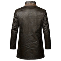 Motorcycle Jacket with Stylish Protection for Men - Stealth Phantom-Saddle Brown-S-State of Style
