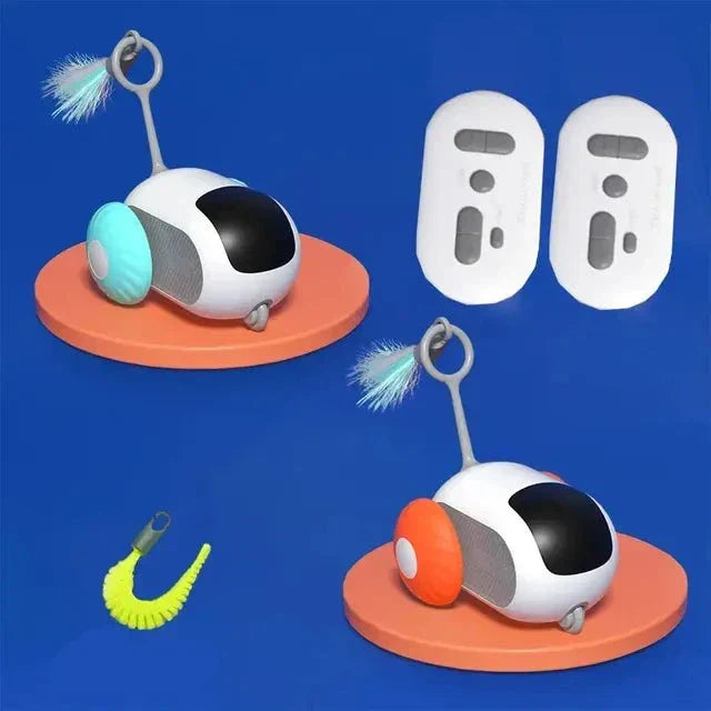 Moving Cat Toy - KittyChase-Orange and Blue-State of Style