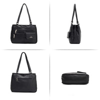 Multi-Compartment Women’s Shoulder and Crossbody Handbag – FlexiCarry